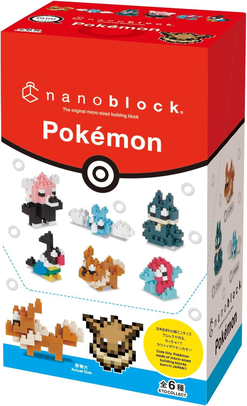 Nanoblock - 迷你寵物小精靈 Normal  (6件裝)