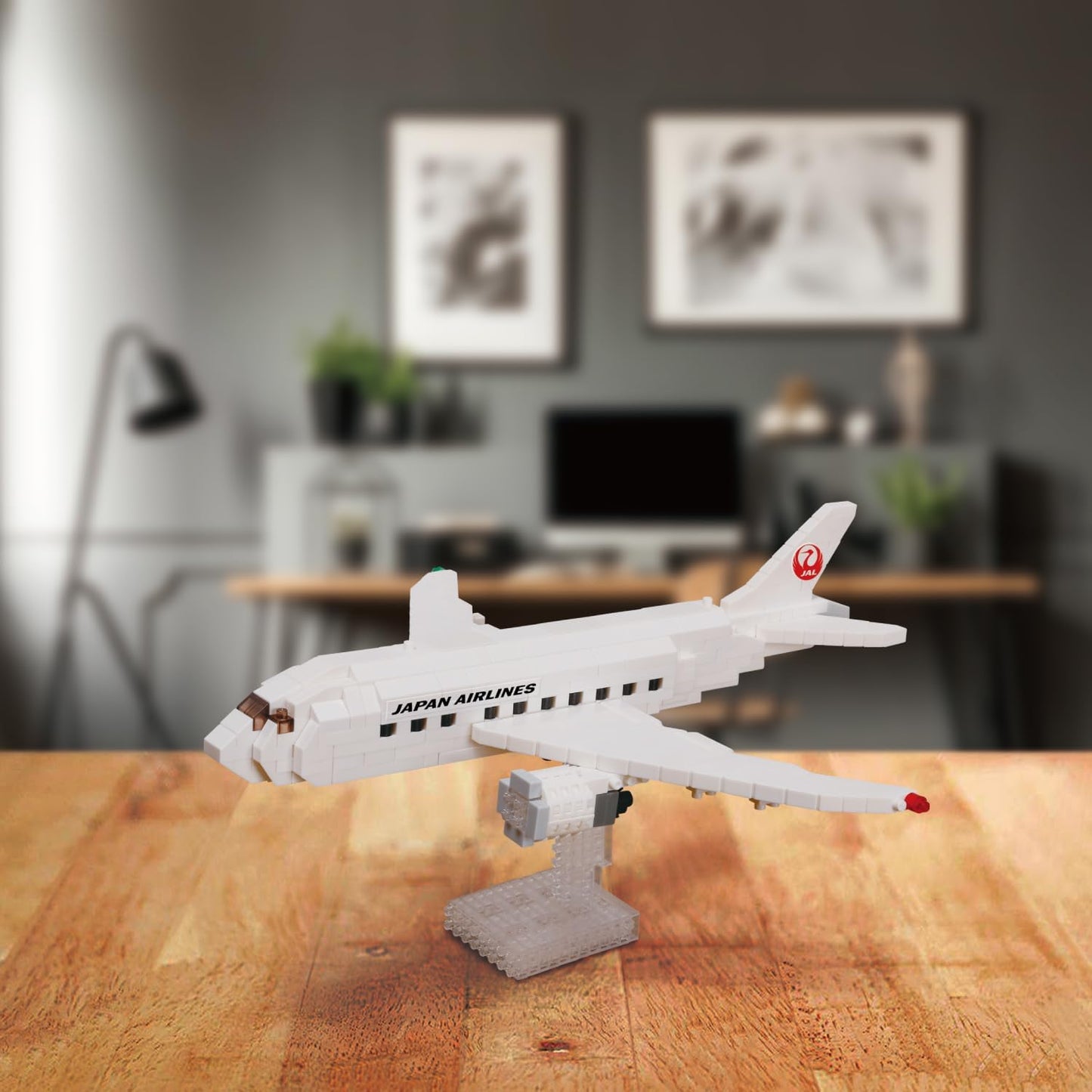 Nanoblock - JAL 客機 (19.5×10×18.5cm)