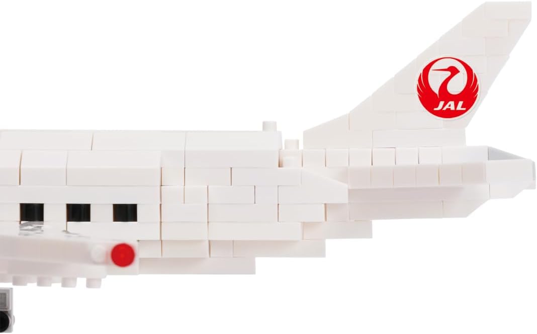 Nanoblock - JAL 客機 (19.5×10×18.5cm)