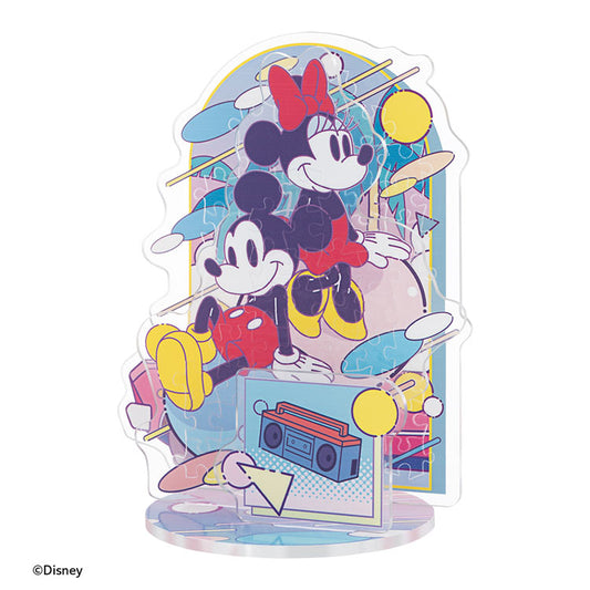 水晶立體 -米奇米妮 Mickey & Minnie 87塊