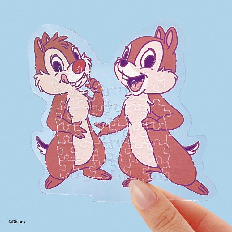 水晶立體 - 鋼牙與大鼻 Chip & Dale  89塊