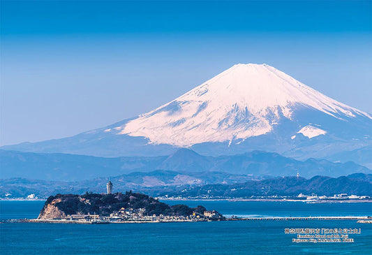 日本風景 - 江之島與富士山 300塊 (26×38cm)