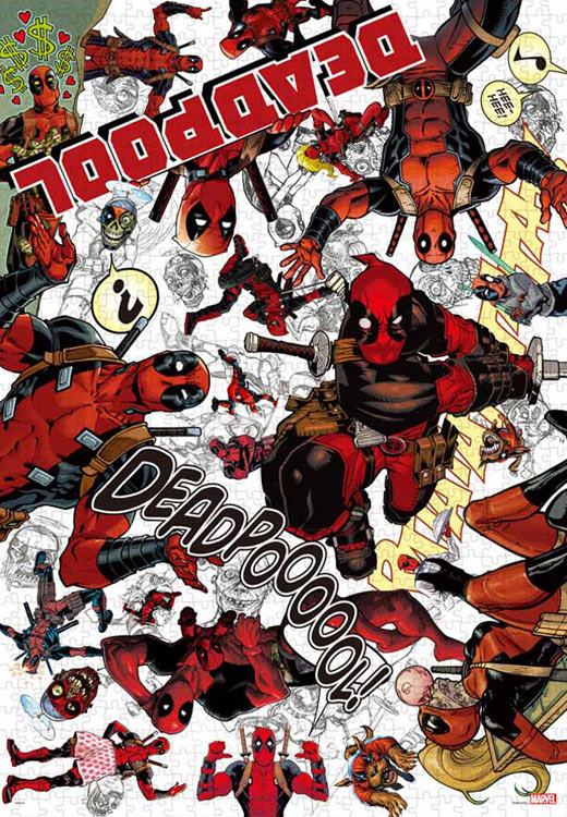 Marvel- Dead Pool 死侍 1000塊 (51×73.5cm)