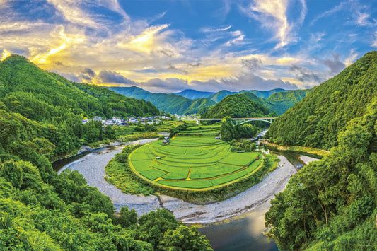 日本風景 - 黃昏下的和歌山 1000塊 (50×75cm)