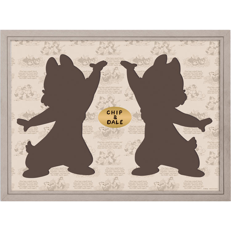 迪士尼 - Chip & Dale 拼圖剪影連專用框 266塊 (42×57cm)