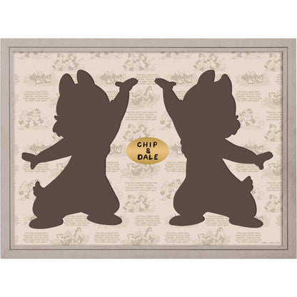 迪士尼 - Chip & Dale 拼圖剪影連專用框 266塊 (42×57cm)