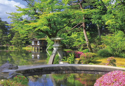 日本風景 - 新綠之兼六園 300塊 (26×38cm)