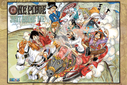 海賊王 - 二頭馬車浮世繪 1000塊 (50×75cm)