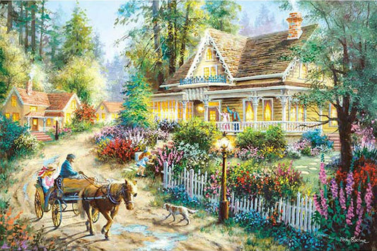 Nicky Boehme - 我的小鎮 1000塊 (50×75cm)