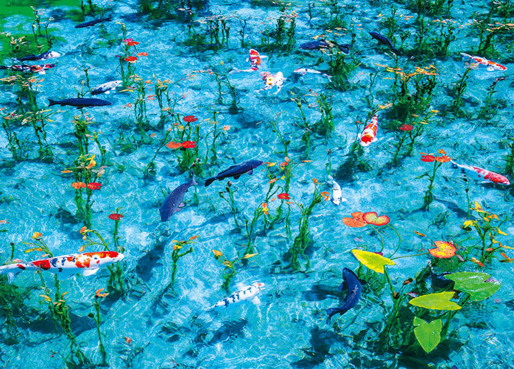 日本風景 - 莫奈的池塘 600塊 (38×53cm)