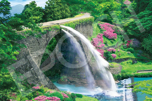 日本風景 - 熊本通州橋 1000塊 (50×75cm)