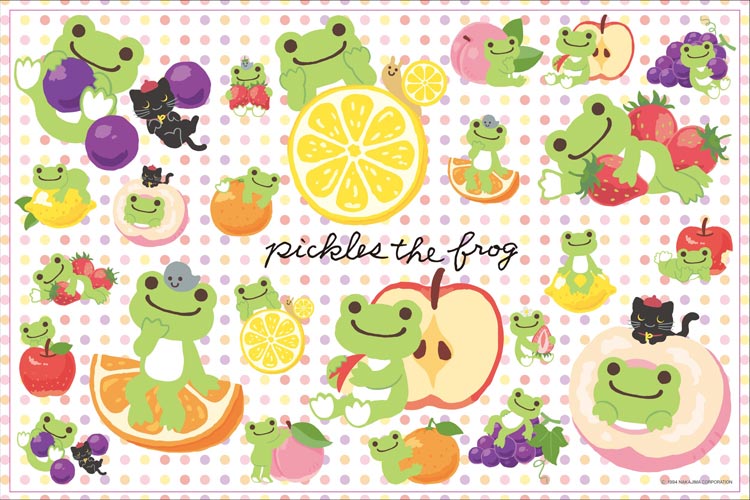 Pickles the Frog - 香甜水果 1000塊 (50×75cm)