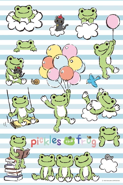 Pickles the Frog - 擺出可愛姿勢 1000塊 (50×75cm)