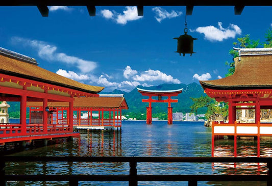 日本風景 - 嚴島神社 300塊 (26×38cm)