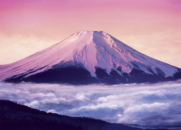 日本風景 - 染色的絕景富士 500塊 (38×53cm)