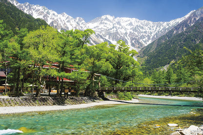 日本風景 - 上高地河童橋 1000塊 (50×75cm)