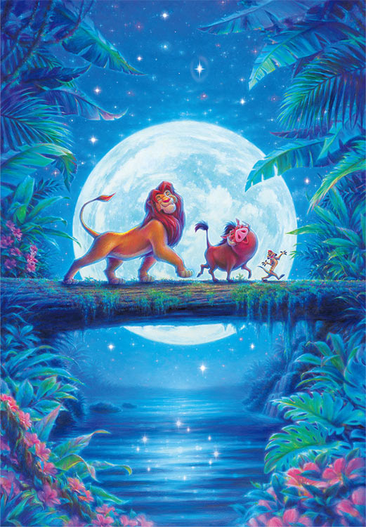 (夜光) 獅子王 - Hakuna Matata 1000塊 (51×73.5cm)