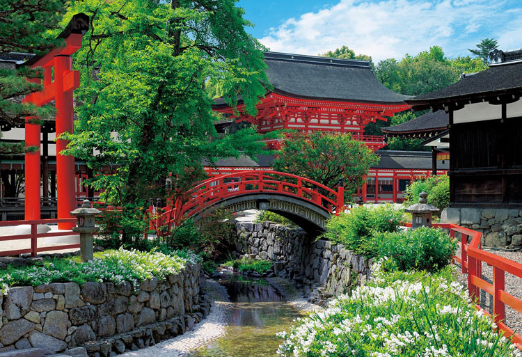 (迷你尺寸) 日本風景 - 下賀茂神社 1053塊 (26×38cm)